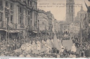 Antwerpen , Belgium , 00-10s ; Luweelenstoet , Een groep van Turksche Flandel...