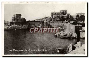 Old Postcard Marseille A Corner of the Corniche