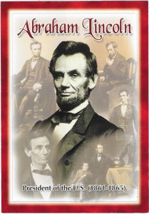 President Lincoln President of United States 1861-1865  4 by 6