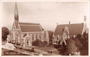 uk12712 the chapel and and vaughan library harrow london  real photo  uk