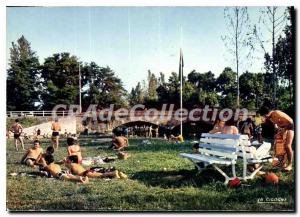 Postcard Modern Allassac Garavet Beach