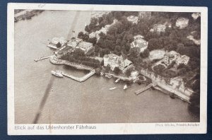 Mint Germany Real Picture Postcard Zeppelin View Of uhlenhorster