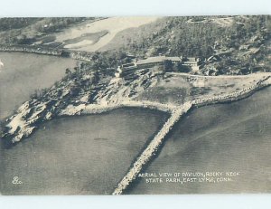 1920's AERIAL VIEW East Lyme - Near Groton & New London Connecticut CT AC9766