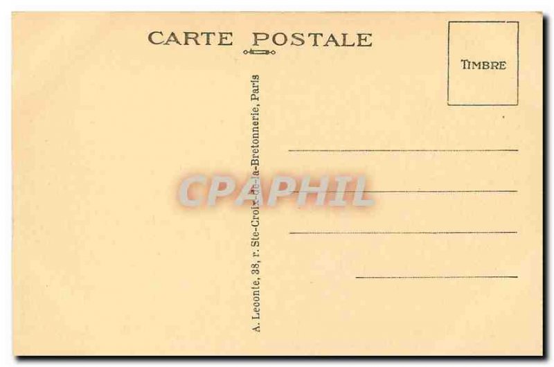 Old Postcard Paris Place Saint Michel