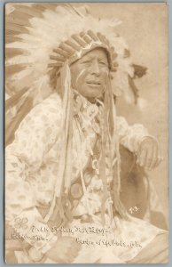 PUEBLO INDIAN JOSE TATOYA HIDDEN INN IA ANTIQUE REAL PHOTO POSTCARD RPPC