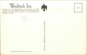 Woodstock Vermont VT Woodstock Inn Putting  Jones 1950s-60s Vintage Postcard