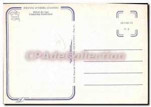 Modern Postcard On Neuvic Ussel Hotel Du Lac Camping