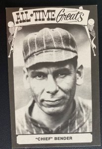 Mint USA Real Picture Postcard Chief Bender Baseball Player white Sox