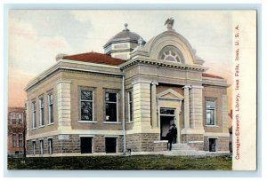 c1910's Carnegie Ellsworth Library Iowa Falls IA Unposted Antique Postcard