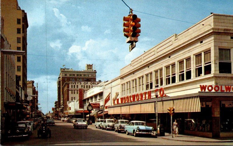 Florida Orlando Orange Avenue Looking North Woolworth