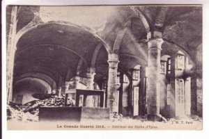 Interior, 1914 War Ruins, La Grande Guerre, Halles d'Ypres, Belgium