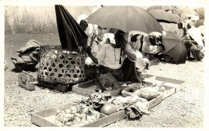 philippines, MANILA, Native Street Seller, Fruits (1910s) RPPC Postcard