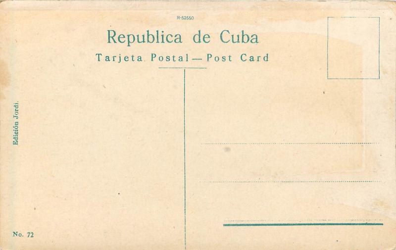 Vintage Postcard Cutting the Sugar Cane Crop  Cuba  