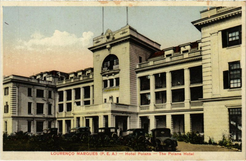 PC CPA MOZAMBIQUE, LOURENCO MARQUES, HOTEL POLANA, VINTAGE POSTCARD (b20799)