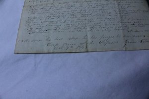 Vintage Hand Written Letter Dated 1848 Reads Like a Sermon