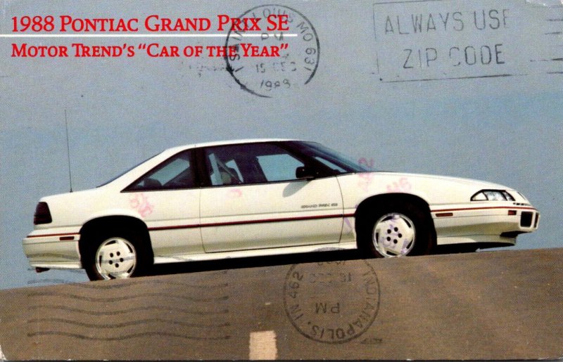 Cars 1988 Pontiac Drand Prix SE