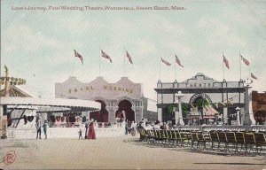 AMUSEMENT PARK, Revere Beach MA 1910's Wonderland, Fatal Wedding, Theater