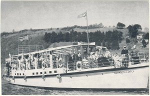 MV Dartmouth Castle, River Dart Steamboat Co., South Devon England Postcard
