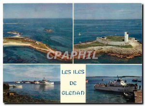 Modern Postcard The Colors Britain in the Islands of Glenan Boat