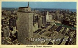 Air View of Chicago's Skyscrapers - Misc, Illinois IL