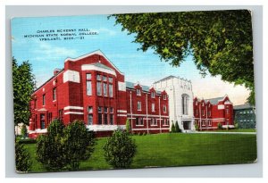 Vintage 1947 Postcard McKenny Hall Michigan State Normal College Ypsilanti MI