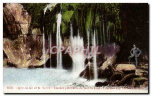 Old Postcard South France Line Wolf jump petrifying waterfall excursion aroun...