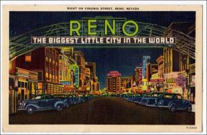 NV - Reno. Biggest Little City in the World