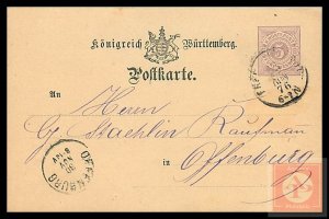Kingdom of Württemberg Postcard