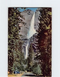 Postcard Yosemite Falls, Yosemite National Park, California