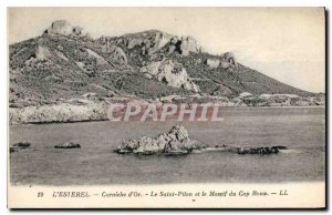 Postcard Old Esterel Corniche d'Or Saint Pilon and the Massif du Cap Roux