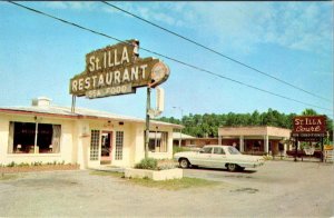 Nahunta, GA Georgia ST ILLA COURT MOTEL~RESTAURANT Roadside BRANTLEY CO Postcard