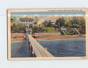 Postcard Cottages at Hances Point near North East Maryland USA