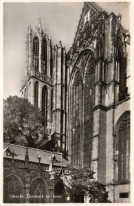 Vintage Postcard 1968 St. Martin's Cathedral of Utrecht Church Netherlands RPPC