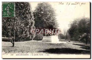 Aix les Bains - The Public Garden Old Postcard