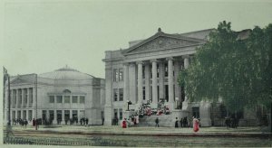 C.1905-10 Polytechnic Highschool Los Angeles, CA Vintage Postcard P88