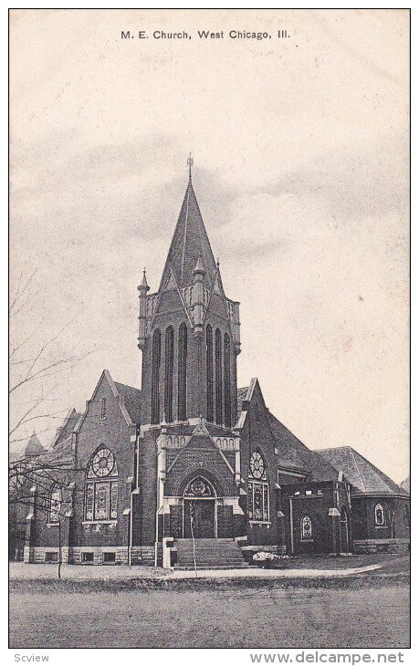 CHICAGO, Illinois, PU-1909; M. E. Church