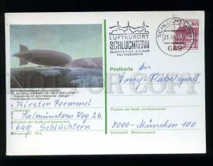 210665 GERMANY Neu-Osenburg 4 Zeppelin #6078 postal card