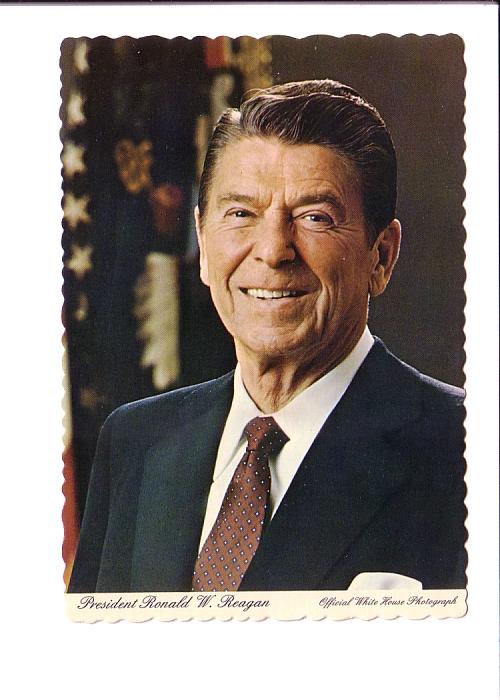 Ronald Reagan, 40th President, Offical White House Photograph,  Washington DC, 