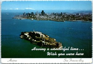 Postcard - Alcatraz - San Francisco Bay, California