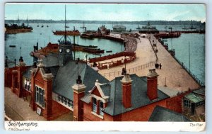 SOUTHAMPTON The Pier England UK 1904 Postcard