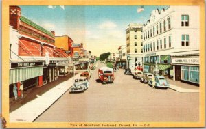 Florida Deland View Of Woodland Boulevard Dexter Press