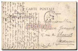 Padirac Old Postcard large pendant