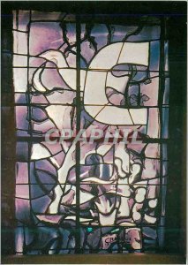 Modern Postcard Georges Braque Stained Glass Chapel of Saint Bernard
