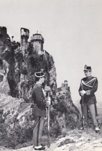 San Marino Fortress Guard Real Photo