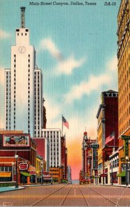 Texas Dallas Main Street Canyon