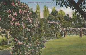 Canada Postcard - Empress Hotel Gardens, Victoria, British Columbia   RS21178