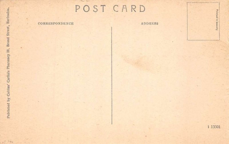 Barbados Pottery Vendor Vintage Postcard AA87575