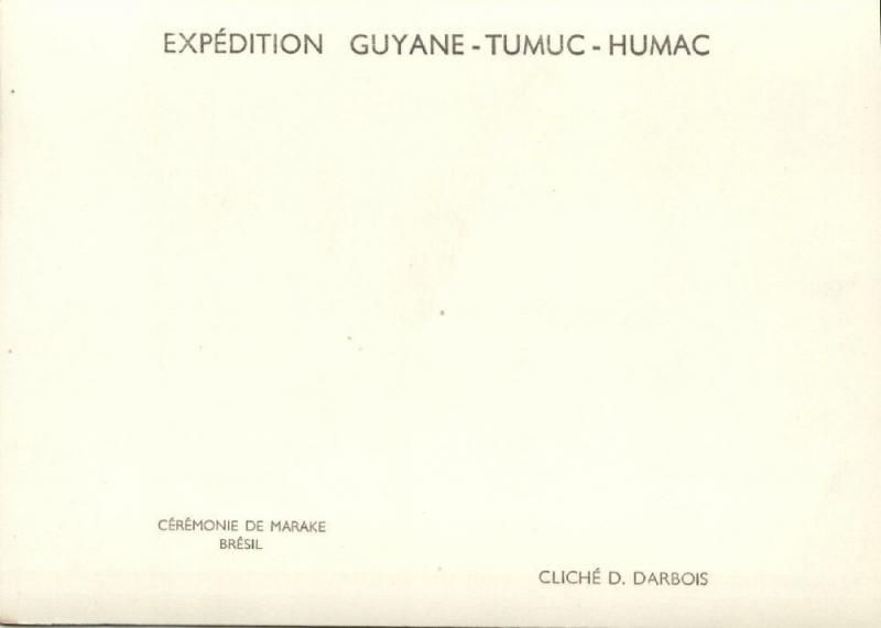 brazil Guiana Expedition Tumuc-Humac, Marake Indian (1950s) RPPC