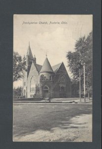 Post Card 1909 Fostoria OH The Presbyterian Church