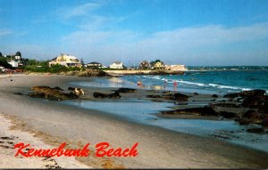 Maine Kennebunk View Along The Beach